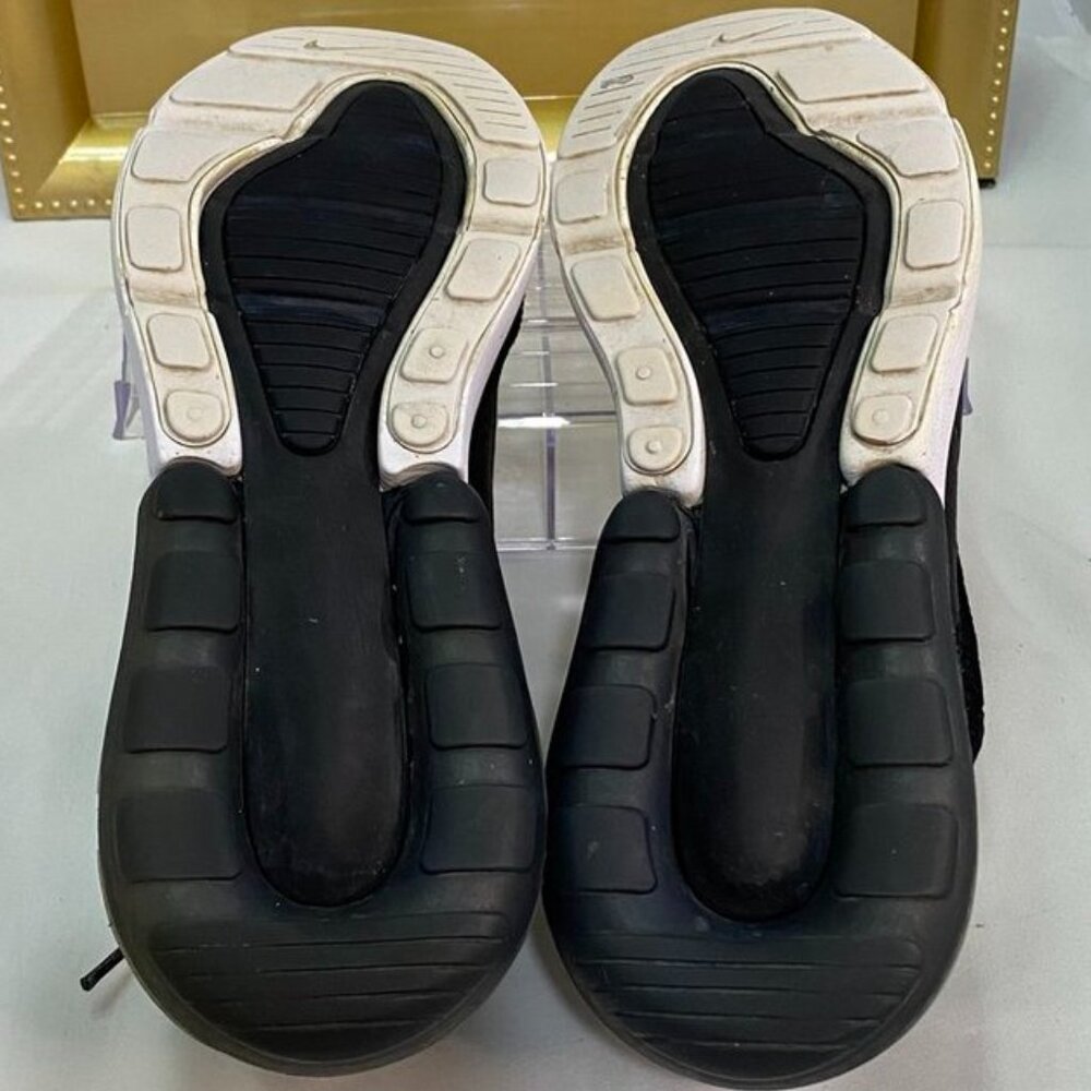 Nike Air Max 270 Black White Sneakers Women’s 7.5 Lifestyle Running Shoes - Picture 7 of 15